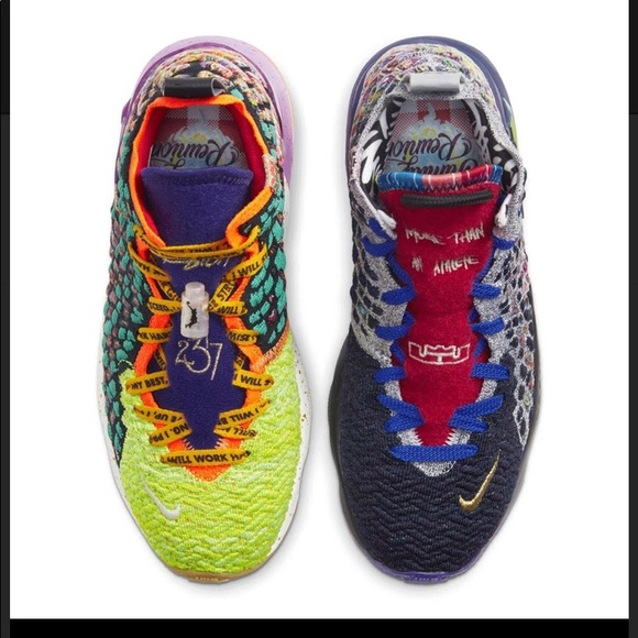 Brand New LeBron James 17 What The Size 14 Multicolored Sneaker Box Included - Picture 2 of 16